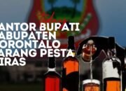 Meresahkan, Kantor Bupati Gorontalo Jadi Sarang Pesta Miras.