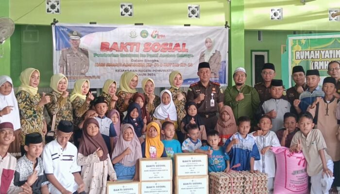 Jelang HBA 64, Kejari Pohuwato Santuni Rumah Yatim Sumayyah