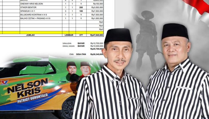 Pasangan Nelson Kris Berhutang Di Percetakan Baliho, Puluhan Juta Susah Ditagih,