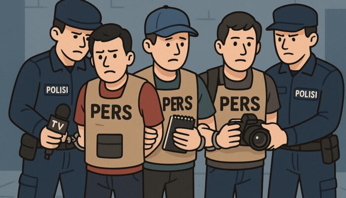 Saat Liput Demo, Polri Diminta Tidak Represif Terhadap Wartawa