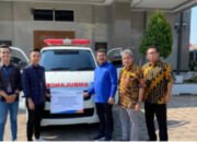 BRI Kramat Region 6/Jakarta 1 Serahkan Bantuan 1 Unit Mobil Ambulans Kepada Gereja HKBP Letjend Suprapto