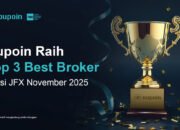 Dupoin Raih Top 3 Pialang dengan Volume Transaksi Terbesar November 2025 versi JFX