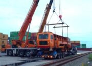 KAI Logistik Sukses Dukung Perawatan Jalur KA Melalui Pengiriman Multi Tie Tamper ke Kuala Tanjung