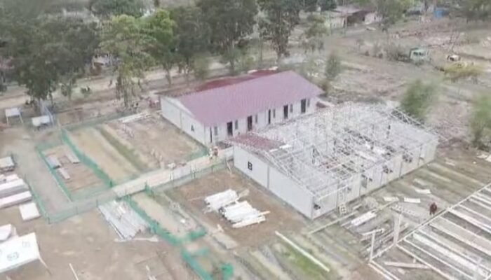 PU Percepat Pembangunan Huntara di Aceh Tamiang, Progres 75%