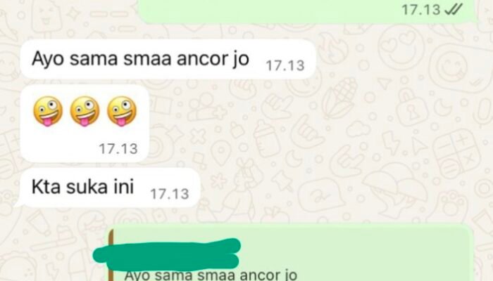 Bernada Ancaman Asusila, Tangkapan Layar Percakapan WhatsApp Diduga Libatkan Anggota DPRD Kabgor