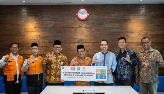 LinkAja Salurkan Bantuan untuk Korban Bencana Aceh Bersama BAZNAS