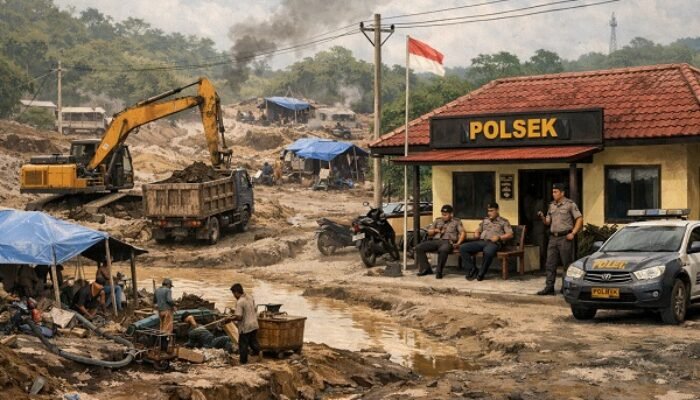 Dekat Pengawasan, PETI Sambati Bebas Dihadapan Aparat