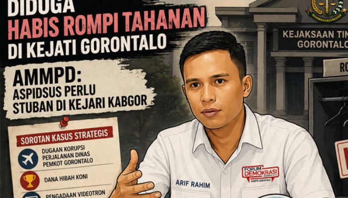Diduga Habis Rompi Tahanan di Kejati Gorontalo, AMMPD: Aspidsus Perlu Stuban Di Kejari Kabgor