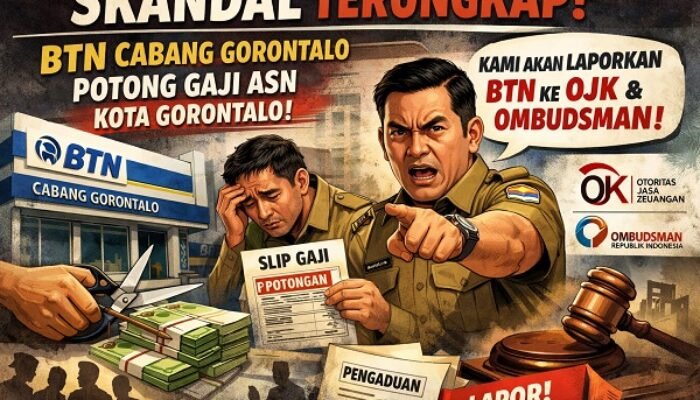 Dugaan Praktik Sistematis BTN Terbongkar, Skandal Potong Gaji 1.200 ASN Gorontalo Akan Dilaporkan