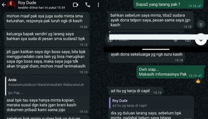 Transparansi Jual Beli Jadi Sebab Masalah, Klaim Transaksi Lahan PT. ASP Disebut Tidak Benar