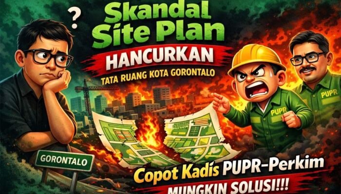 Skandal Site Plan Hancurkan Tata Ruang Kota Gorontalo : Copot Kadis PUPR & Perkim Mungkin Solusi !!!