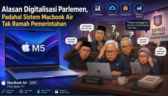 Alasan Digitalisasi Parlemen, Padahal Sistem Macbook Air “Tak Ramah” Pemerintahan