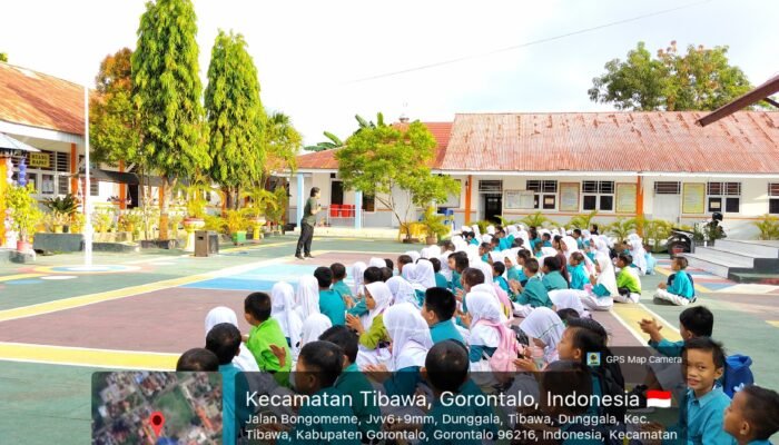 BNN Kabupaten Gorontalo, Gencarkan Sosialisasi Anti Narkoba di SDN 8 Tibawa