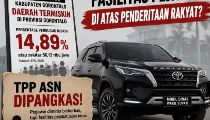 Rakyat Miskin Masih Tinggi & TPP ASN Dipangkas, Wabup Kabgor Pilih Beli Mobil Dinas Ratusan Juta