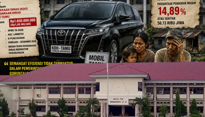 Rakyat Masih Miskin Tahun Ini, Pemkab Gorontalo Pilih Sewa Mobil Tamu Rp1,6 Miliar