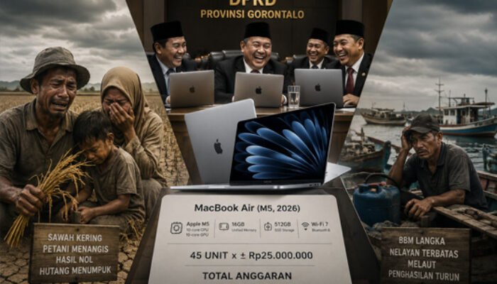 Belanja Premium DPRD Provinsi Gorontalo Disorot, Rp1,1 Miliar Untuk 45 Unit MacBook Air