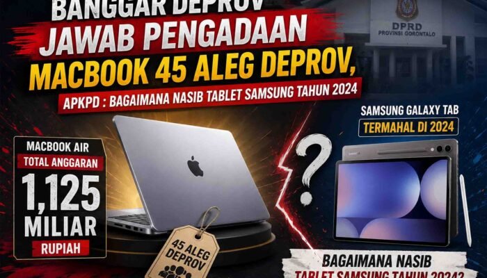 Banggar Deprov Jawab Pengadaan Macbook 45 Aleg Deprov, APKPD : Bagaimana Nasib Tablet Samsung Tahun 2024