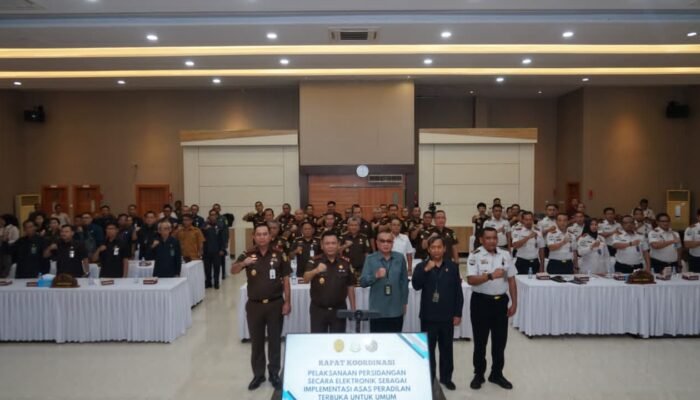 Persidangan Elektronik Resmi Diperkuat, Kajati Sumurung: Wujudkan Peradilan Cepat, Transparan dan Berkeadilan