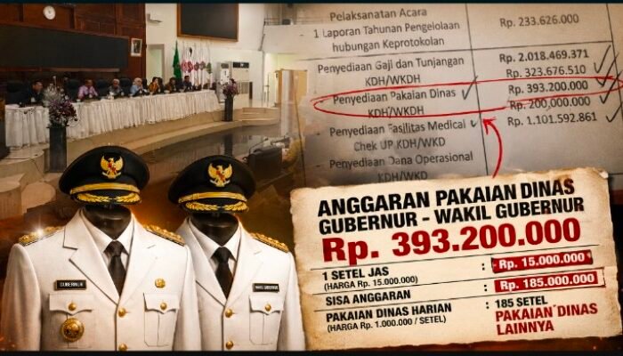 Ratusan Juta Pemprov Beli Baju Dinas Gubernur & Wagub, UK : Berapa Besar Ukuran Lemarinya