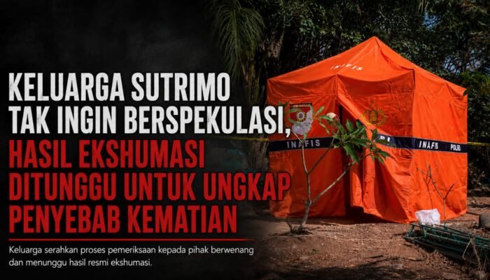 Keluarga Sutrimo Pilih Ikhlas, Penyebab Kematian Diserahkan pada Hasil Ekshumasi