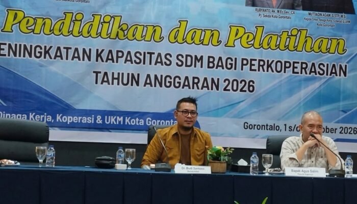 Bakar Semangat Mental, Master Motivation Internasional Tutup Diklat SDM Pengurus Koperasi se-Kota Gorontalo