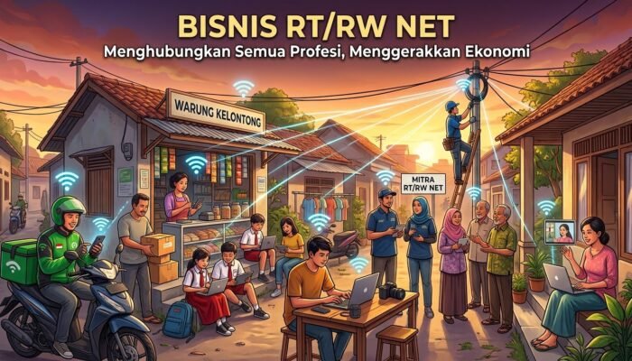 Mengubah Konsumen Jadi Pengusaha, Mengintip Potensi Cuan Bisnis RT/RW Net di Era Digital