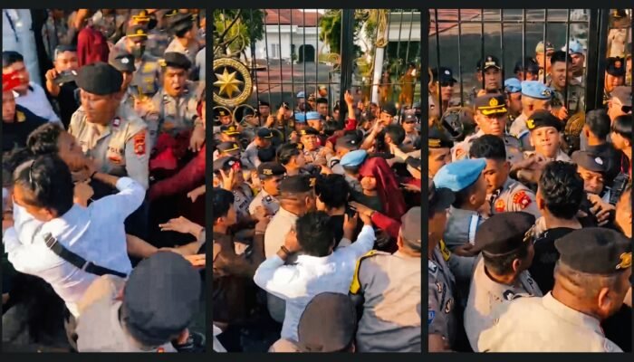 Aspirasi Dibalas Kekerasan, Empat Mahasiswa UNG Diduga Dicekik dan Dipukuli Aparat di Gerbang Rumdis Gubernur Gorontalo!