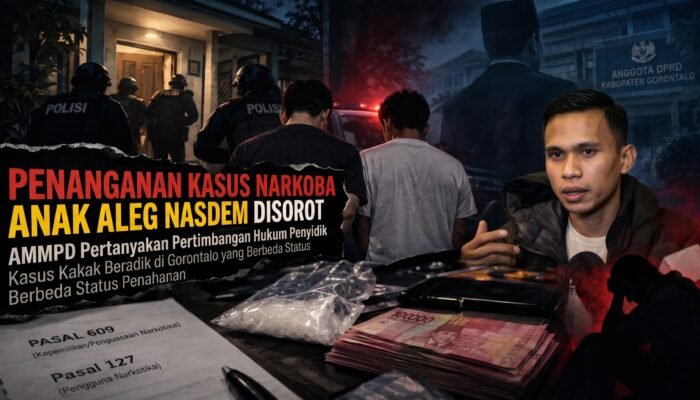 Soroti Beda Status Penahanan Dua Anak Aleg “Sultan” Nasdem, Dasar Hukum Polres Gorontalo Di Desak