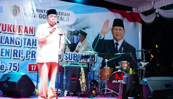 Syukuran HUT ke-75 Presiden Prabowo, Wali Kota Adhan Dambea dan Warga Gorontalo Gelar Doa Lintas Agama