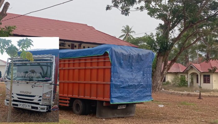 Truk Muatan Batu Hitam Asal Bolsel Diamankan Polsek Bone, Kini Tertahan di Polres Bone Bolango