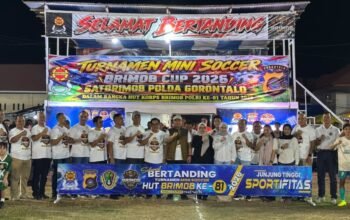 Wakapolda Gorontalo Resmi Buka BRIMOB CUP 2026, Olahraga Jadi Ruang Pererat Polri dan Masyarakat