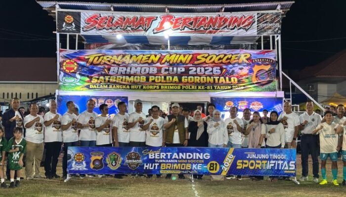 Wakapolda Gorontalo Resmi Buka BRIMOB CUP 2026, Olahraga Jadi Ruang Pererat Polri dan Masyarakat