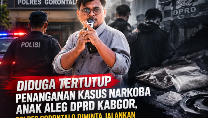 Diduga Tertutup Penanganan Kasus Narkoba Anak Aleg DPRD Kabgor, Polres Gorontalo Diminta Jalankan Perintah Kapolri