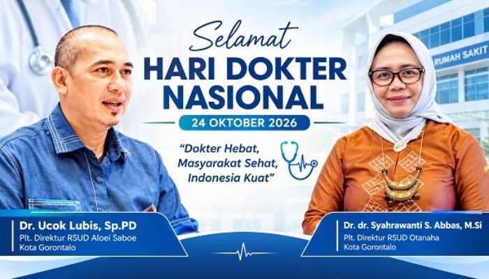 Hari Dokter Nasional 2026, Dua Direktur RSUD di Kota Gorontalo Tegaskan Komitmen Tingkatkan Pelayanan Kesehatan